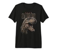 Allosaurus Face Dinosaur Wildlife Nature Dino Allosaurus Premium T-Shirt