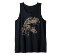 Allosaurus Face Dinosaur Wildlife Nature Dino Allosaurus Tank Top
