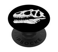 Allosaurus Head Fossil Skull Dinosaur Bones PopSockets Adhesive PopGrip