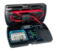 ALLOSUN Digital Multimeter Pocket Size DC AC Voltage Current Tester NCV Ohm Capacitance Frequency Diode and Continuity Test Auto Range (EM3085A (Upgraded))