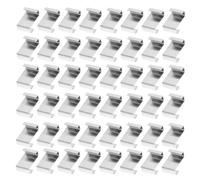 Allotment Gardener Z Clips, Greenhouse Glass Panel Fixing Clamps | Snaps directly over overlapping sheet edges without drilling or tools, making seasonal pane swaps fast and easy.