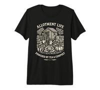 Allotment Life Powered by Tea Compost Gardening Gardener Premium T-Shirt