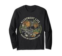 Allotment Life Raised on Compost and Tea Gardener Long Sleeve T-Shirt