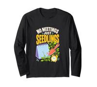 Allotment Retirement Gift for Gardeners with Funny Slogan Long Sleeve T-Shirt