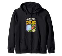 Allotment Retirement Gift for Gardeners with Funny Slogan Zip Hoodie
