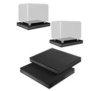 AlloverPower 2-Pack for 8''- 10'' Studio Monitor Noise Isolation Pads Subwoofer Platform Speaker Riser 3-Layer Acoustic Stand Foam Stereo Vibration Isolation Stabilizer Base (15.5'' x 13'')