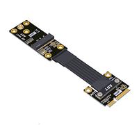 Allowish Mini Pcie To M.2 Key A.E Wireless Network Card Extension Adapter Cable Right Angle MINIPCIE 4.0 To M2 WIFI Converter Cable (15CM,R65SF4.0)