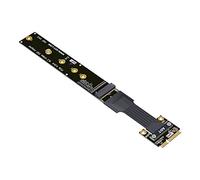 Allowish MINI PCIE To M.2 M KEY 4.0 Adapter Cable M.2 NVME SSD Conversion Extension Cable (50CM,R64SF 4.0)