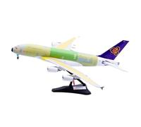 Alloy 1:200 Scale Collectible Model For Thai Airways A380 "bare Metal" Jet Aircraft Model F-WWAO