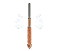 Alloy 3D Printer Nozzle - Steel Hardened Extruder Head, High Temp Print Tip | Tough Replacement Printing Accessory Kit, Anti Abrasion Heat Resistant Nozzle For Machines With Precision Control