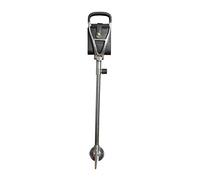 Alloy Adjustable Shooting Stick with Black Leather Seat