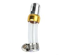 Alloy Air Filter Head for Motorcycle Drain Pipe Leak Proof(Silver) | Silicone and alloy mix, long-lasting use, stylish look, multiple colors, direct installation