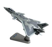 Alloy Aircraft J-20 Model Fighter Jet Airplane With Stand Die-Cast Display Plane With Panel Lines And Cockpit Detail Suitable for collectors office desk showcase cabinet home study
