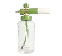 Alloy and Foam Spray Bottle for Pressure Washer, 1/4" Quick Connect Nozzle, Adjustable Foam Concentration, 360° Rotating Spray for Car Wash(Matcha Green)