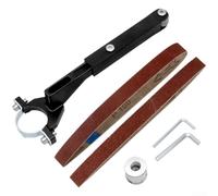 Alloy Angle Grinder Sanding Bracket 25cm Heavy Duty | 100mm belt compatibility, dual bearing stability, alloy build, anti-slip groove, smooth grinding