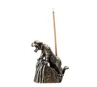 Alloy Animal Mini Bronze Tiger Incense Burner Creative Copper Incense Insert Ornament-tiger