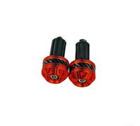 Alloy-Based Handlebar End Weights with Carbon Fiber Finish for Motorcycle and Scooter Performance Use (BWQ-055 Red)