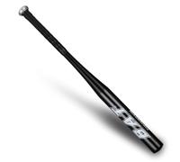 Alloy Bat Softball Training Stick Ball Hitting Club 20 Inch Four Solid Tone Alloy Sporting Tool for Daily Amateur Baseball Practice Drills(Black)