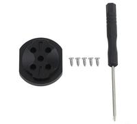 Alloy Bicycle Computer Replacement Mount for Garmin Devices with Complete Mounting Accessories Includes Screws and Screwdriver for Easy Repair