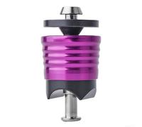 Alloy Bicycle Damper 77g Lightweight for T/G Line(Purple) | Hardened for tpu core, aluminum alloy shell, 73mm length, fits for brompton P Line, black finish