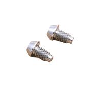 Alloy Bicycle Hydraulic Disc Brake Screw Brake Clip Oil Filling Bleed Screw Compatible With M6 Mountain Bike TC4(Silver)