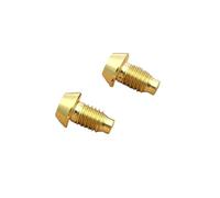 Alloy Bicycle Hydraulic Disc Brake Screw Brake Clip Oil Filling Bleed Screw Compatible With M6 Mountain Bike TC4(Gold)