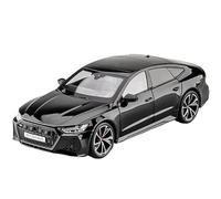 Alloy Body Detailed Interior 1:18 for AUDI RS7 Key Remote Control Version Alloy Sports Car Model Diecast Metal Racing Vehicle Sound Light Battery not included(Blackone)