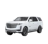 Alloy Body Detailed Interior 1:24 for Cadillac for Escalade SUV Alloy Car Diecast Metal Model Sound & Light Desktop Collection Decorative Gift (Batteries Not Included)(White)