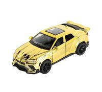 Alloy Body Detailed Interior 1:32 for Lamborghini URUS Simulation Sports Car Model with Sound and Light Feedback, Multi-Door Toy Ornament (Batteries not included)(Gold)