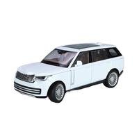 Alloy Body Detailed Interior For Land Rover for Range 2022 1:24 SUV Pull Back Car Model not include batteries(White)