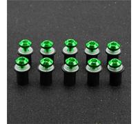 Alloy Bolts Wellnut Motorcycle Windscreen Screws Kit For NT650 For Hawk GT NTV 600 NX500 Windshield Mounting Bolts Fastener Motobike mounting screws(Green)