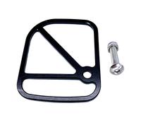 Alloy Brake Cable Housing Line Shield Fender Disc for black, 6x5x0.2cm