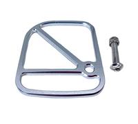 Alloy Brake Cable Housing Line Shield Fender Disc for Silvery, 6x5x0.2cm