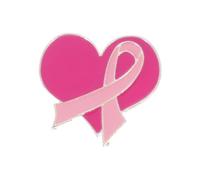 Alloy Breast Health Supportive Ribbon Brooch Feminine Care Commemorative Pin Unique Breastpin Clothes Accessories Ribbon, as shown in the image, as shown in the image, no gemstone