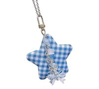Alloy Chain Pendant Necklace with Soft Fabric Charm, Decorative Wearable Necklace Accessory, Approx 41-50 Cm Length, Single Piece Fabric Pendant Alloy Chain Soft Charm Decorative Wearable Daily Wear