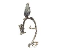 Alloy Classic Dragon Jewelry Ear Cuff Gothic Clip on Earrings | Non Pierced Design, Rubber Backing, Holds Firmly, Comfortable Fit, Three Dimensional Style for You and Friends