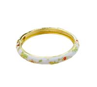 Alloy Clovers Bangle with a Metallic | Metallic Appearance, Accent At the Wrist, Alloy Construction, 1 Bangle Included for Routine Outfits
