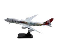 Alloy Collectible Plane 1 400 For Cargolux Interactive Series Boeing B747-8F Diecast Aircraft Jet Model Planetoy Set
