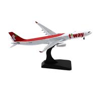 Alloy Collectible Plane 1 400 For T'Way Airlines Airbus A330-300 Diecast Aircraft Jet Model HL8501 With Stand Planetoy Set