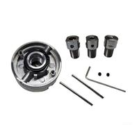 Alloy Construction 3 Jaw Manual Lathe Chuck Featuring Precise Centering Capabilities and Fasteners (3.17mm)
