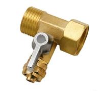 Alloy Copper 3 Point Ball Valve 90 Degree Switch Smooth Handle | Rubber gasket included, ensures tight seal, prevents leaks at connection points