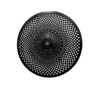 Alloy Cymbal Red Silent Cymbal Low Volume 10 Inch Splash Cymbal For Drum Set(Black)