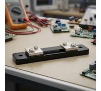 Alloy DC Current Shunt 50A 75mV High Accuracy Tool | 75mV voltage drop, 0.5 class accuracy, easy install, fits solar panels, RV for battery banks