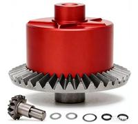 Alloy Differential Case 37T Main Gear & Input Gear 13T AR310872 Upgrades Parts for ARRMA 1/10 Arrma Big Rock/Granite/Vorteks/Senton 3S BLX,Kraton/Outcast 4S BLX,1/8 Typhon/Infraction 3S BLX(Red)