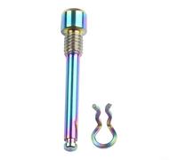 Alloy Disc Brake Caliper Bolts with Spring Clip for XTR and Ultegra M985 R8070 Bikes, Designed for Threaded Oil Dish Compatibility and Secure Fit (Colorful)