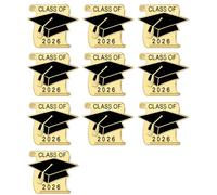Alloy Doctoral Hat Badge for 2026 Graduation Season 25mm Diameter Academic Pin Perfect for Gifts and Occasions Knowledge Symbol