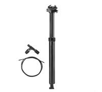 Alloy Dropper Seatpost 30.9mm with Internal Cable Routing, Remote Control Telescopic Saddle Tube 425mm for MTB Suspension
