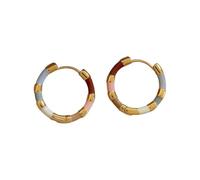 Alloy Ear Cuffs, Glossy Drip Ear Jewelry with Clip-on Design, Lightweight for Daily Party Wear Versatile Social Event Pieces