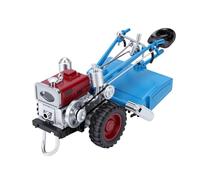 Alloy Farm Vehicle Model, Retro Hand Push Design Tractor Replica for Kids Home Decor with Movable Parts for Imaginative Farming Play