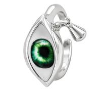 Alloy Finger Jewelry with Eye Face and Moving | Open Alloy Profile, Linked Teardrop Detail, Distinctive Visible Movement and Added Layering for Finger Styling